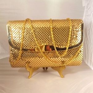 Vintage Gold Chain Mail Crossbody pure
